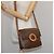 Céline Borsa a spalla in tela Macadam CELINE in pelle PVC marrone oro Auth yk16587 D'oro - vista 23