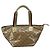 Borsa a mano GUCCI GG Crystal Sherry Line Grigio Oro Marrone Auth mr876 D'oro - vista 3