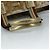 Borsa a mano GUCCI GG Crystal Sherry Line Grigio Oro Marrone Auth mr876 D'oro - vista 7