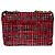 Borsa CHANEL Chanel 19 in Tweed Rosso - 102361 - vista 4