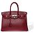 Hermès HERMES Birkin 35 Bag in Red Leather - 102374