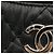 Chanel Borsa a spalla Relax CC in pelle trapuntata nera Nero - vista 10
