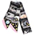 Hermès Hermes HERMES Twilly STORY Scarf Black Multiple colors Silk  ref.1945980