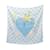 Écharpe Hermès Carré 70 TEA TIME Soie Bleu Multicolore  ref.1946133