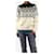 Autre Marque Cream and black zig-zag jumper - size XS Acrylic  ref.1946224