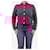 Autre Marque Rose cropped wool pocket cardigan - size L Purple  ref.1946250