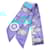 Hermès Hermes Twilly DRESS CODE Scarf Blue Multiple colors Silk  ref.1946302