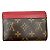 Louis Vuitton Pallas Compact Dreifach-Brieftasche Braun Rot - Ansicht 3