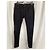 Jeans slim-fit Saint Laurent in denim di cotone nero - vista 4