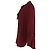 Theory Bordeaux Seidenbluse mit Rüschendetails und Knöpfen in Langarm Braun Rot