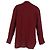 Theory Bordeaux Seidenbluse mit Rüschendetails und Knöpfen in Langarm Braun Rot - Ansicht 2