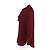 Theory Bordeaux Seidenbluse mit Rüschendetails und Knöpfen in Langarm Braun Rot - Ansicht 4