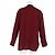 Theory Bordeaux Seidenbluse mit Rüschendetails und Knöpfen in Langarm Braun Rot - Ansicht 5