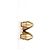 Timeless Pumps Punta CC Chanel in Pelle Dorata D'oro - vista 8