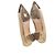 Timeless Pumps Punta CC Chanel in Pelle Dorata D'oro - vista 9