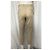 Pantaloni a pieghe pressate Hugo Boss in cotone crema Bianco Crudo - vista 5