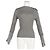 Roland Mouret Rippenstrick Langarmoberteil aus grauem Polyester - Ansicht 2