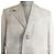 Ami Single-Breasted Coat in Grey Wool