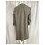 Ami Single-Breasted Coat in Grey Wool - view 8