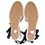 Reformation Camille Wedge con lacci in suede nero - vista 11