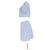 Reformation Set Top e Mini Gonna Ethel Two Piece in Lino Blu Chiaro - vista 10