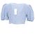 Reformation Set Top e Mini Gonna Ethel Two Piece in Lino Blu Chiaro - vista 23
