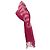 Sciarpa in lana jacquard con logo Jacquemus in rosa Marrone