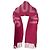 Sciarpa in lana jacquard con logo Jacquemus in rosa Marrone - vista 2