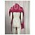 Sciarpa in lana jacquard con logo Jacquemus in rosa Marrone - vista 6