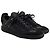 Sneakers basse Louis Vuitton in pelle nera e camoscio Nero - vista 3