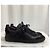Sneakers basse Louis Vuitton in pelle nera e camoscio Nero - vista 7