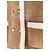 Abrigo 3/4 de piel de cordero Pablo De Gerard Darel Camel Camello - vista 4
