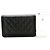 CHANEL Boy Portafoglio con Catena in Pelle di Vitello Grana Nera Nero - vista 3
