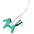 Plume Hermès Charm Piuma Blu Malachite Mint PM Rodeo Hermes Verde Agnello Pelle