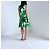 Vestido Dolce & Gabbana de seda estampado hojas de plátano blanco y verde - vista 9