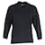 Schwarzer Baumwollpullover mit V-Ausschnitt und Kenzo Maxi-Logo  - Ansicht 1