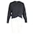 Iro Twisted Rundhals Pullover aus schwarzer Baumwolle  - Ansicht 4