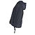 Giacca con cappuccio in poliestere blu navy con dettagli in pizzo intrecciato trapuntato Maje - vista 5
