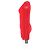 Abito mini con maniche a frange Moschino Couture in viscosa rossa - vista 5