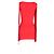 Abito mini con maniche a frange Moschino Couture in viscosa rossa - vista 6