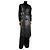 Sportmax Black sleeveless leather belted coat - size UK 4 - view 3