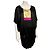 Joseph Schwarzes Seidenkimono-Kleid