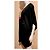 Joseph Schwarzes Seidenkimono-Kleid - Ansicht 5