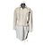 Conjunto de saia e blazer de lã Thierry Mugler Creme Cru