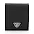 Prada Tessuto Saffiano Leather Bi-Fold Wallet Black Nylon  ref.1949548