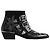 Stivaletti in pelle nera Chloé Nero