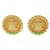 Céline Celine Gold Clip Earrings Golden  ref.1949762