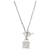 Hermès COLLAR HERMES AMULETA BOLSA BIRKIN H121330B T 40 PLATA MACIZA 925 COLLAR