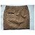 Minifalda Dior Oblique Monograma Marrón Algodón Castaño - vista 4