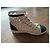 Chanel High-Top Sneaker Beige Baumwolle Floral - Ansicht 7